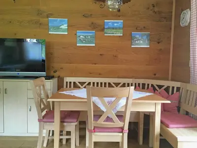TV/Unterhaltungsangebot in der Unterkunft Ferienwohnung Haus Wiesler