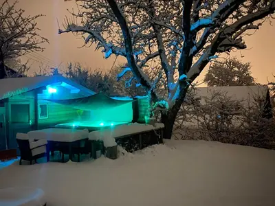 Alpenblick Nahe München mit Outdoor Whirlpool - 21 Min von München mit Zug im Winter