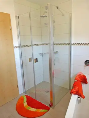 Ein Badezimmer in der Unterkunft Ferienwohnung Kaiserblick