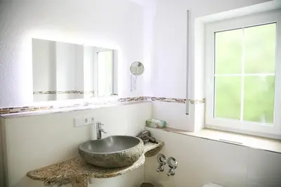 Ein Badezimmer in der Unterkunft Ferienhof Settele