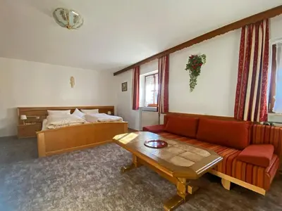 Ein Bett oder Betten in einem Zimmer der Unterkunft Bauernhof Daurerhof Ferienwohnung