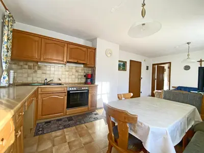 Küche/Küchenzeile in der Unterkunft Bauernhof Daurerhof Ferienwohnung