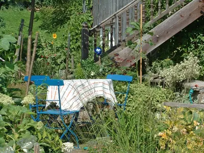 Ein Garten an der Unterkunft Ferienwohnung Schuster am Fellerer