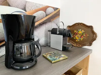 Kaffee-/Teezubehör in der Unterkunft Ferienwohnung Schmidt