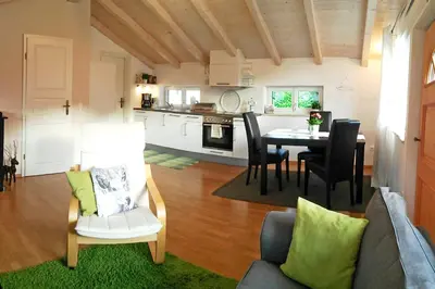 Küche/Küchenzeile in der Unterkunft Ferienwohnung Schrödel