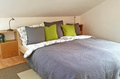 Ein Bett oder Betten in einem Zimmer der Unterkunft Ferienwohnung Steger
