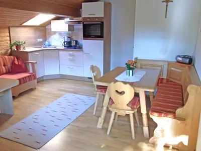 Küche/Küchenzeile in der Unterkunft Ferienwohnung Bauernhaus Kailhof