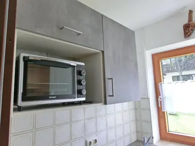 Küche/Küchenzeile in der Unterkunft Ferienwohnung Dillmann