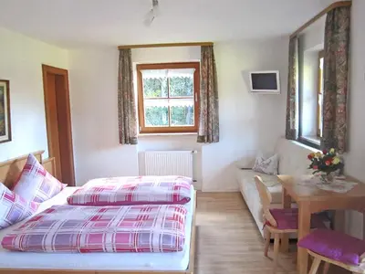 Ein Bett oder Betten in einem Zimmer der Unterkunft Bauernhof Ertlhof