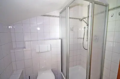 Ein Badezimmer in der Unterkunft Bauernhof Ertlhof