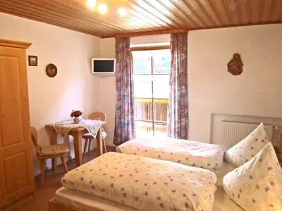 Ein Bett oder Betten in einem Zimmer der Unterkunft Bauernhof Ertlhof