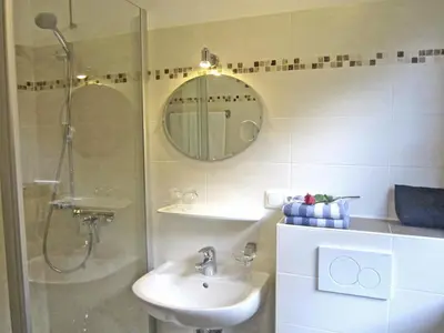 Ein Badezimmer in der Unterkunft Bauernhof Ertlhof