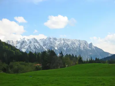 Naturlandschaft in der Nähe des Bauernhofs