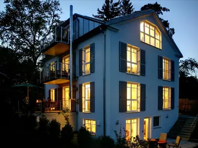 Das Gebäude in dem sich die Ferienwohnung befindet