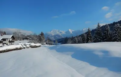 Bauernhaus Jocher im Winter
