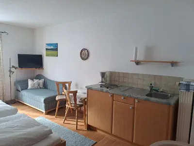 Küche/Küchenzeile in der Unterkunft Bauernhaus Jocher