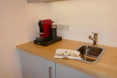 Kaffee-/Teezubehör in der Unterkunft Bodenschneid Suiten Neureuthblick