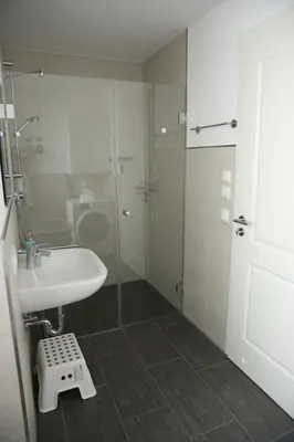 Ein Badezimmer in der Unterkunft Apartment Seeglück am Schliersee - modern, zentral, perfekt für Familien