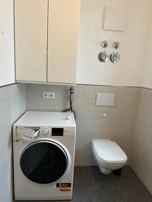 Ein Badezimmer in der Unterkunft Apartment Seeglück am Schliersee - modern, zentral, perfekt für Familien