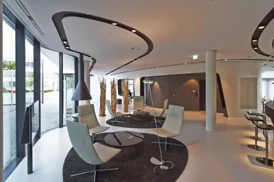 Ein Sitzbereich in der Unterkunft Hotel Campus At Home