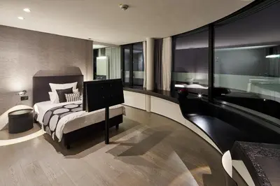 Ein Bett oder Betten in einem Zimmer der Unterkunft Hotel Campus At Home