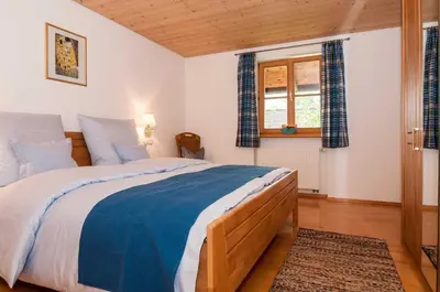 Ein Bett oder Betten in einem Zimmer der Unterkunft Ferienwohnungen Nutz