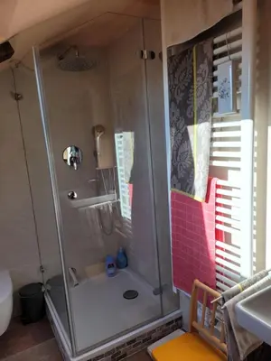 Ein Badezimmer in der Unterkunft Südländische Flair