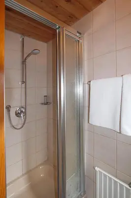 Ein Badezimmer in der Unterkunft Gasthof Graf