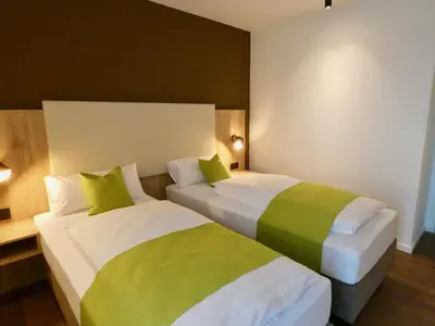 Ein Bett oder Betten in einem Zimmer der Unterkunft Living Hallertau