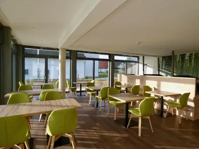 Ein Sitzbereich in der Unterkunft Living Hallertau