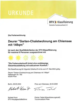 Grundriss der Unterkunft Chalethaus-Chiemsee - Luxus 148qm Garten-Chaletwohnung am Chiemsee - Neubau