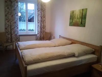 Ein Bett oder Betten in einem Zimmer der Unterkunft Ferienwohnung Kopold 
