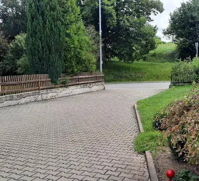 Ein Garten an der Unterkunft Ferienwohnung Kopold 