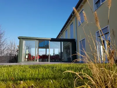Das Gebäude in dem sich das Hotel befindet
