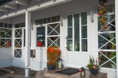Das Gebäude in dem sich das Hotel befindet