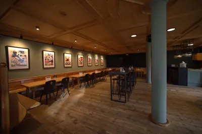 Ein Restaurant oder anderes Speiselokal in der Unterkunft Sportschule Oberhaching