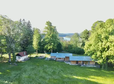Naturlandschaft in der Nähe des Chalets
