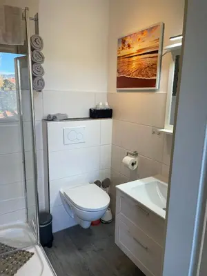Ein Badezimmer in der Unterkunft Birkensteiner Sonnenblick