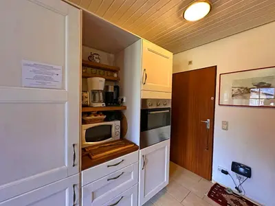 Küche/Küchenzeile in der Unterkunft Ferienwohnung Spitzstein Bentz