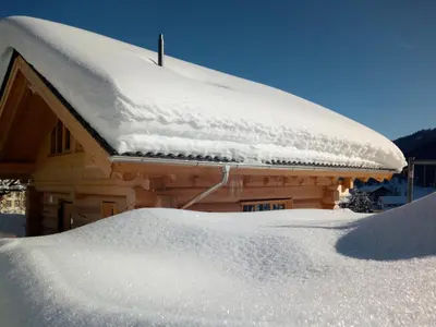 Ferienhaus Chalet-Ettal im Winter