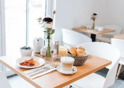 Essen im Bed & Breakfast oder in der Nähe