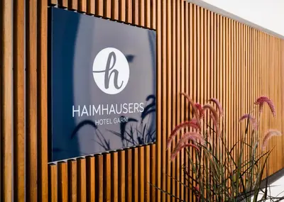 Ein Zertifikat, Auszeichnung, Logo oder anderes Dokument, das in der Unterkunft HAIMHAUSERS Hotel Garni ausgestellt ist