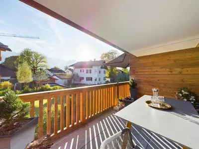 Ein Balkon oder eine Terrasse in der Unterkunft Garmisch-Classix