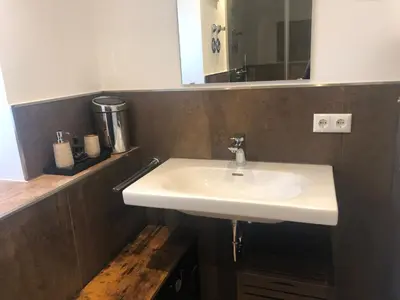 Ein Badezimmer in der Unterkunft Apartment Schliersee - Stylisch, zentral, familienfreundlich