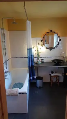 Ein Badezimmer in der Unterkunft Highland Accommodation Bavaria