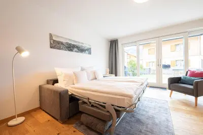 Ein Bett oder Betten in einem Zimmer der Unterkunft Riverside