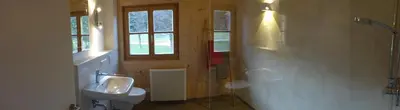 Ein Badezimmer in der Unterkunft Ferienwohnung Uferweg