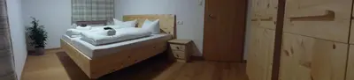 Ein Bett oder Betten in einem Zimmer der Unterkunft Ferienwohnung Uferweg
