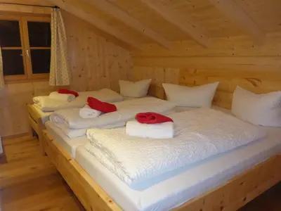 Ein Bett oder Betten in einem Zimmer der Unterkunft Ferienwohnung Uferweg