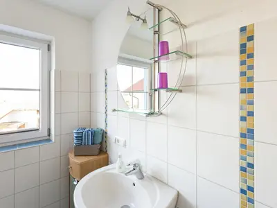 Ein Badezimmer in der Unterkunft Tolles Bauernhaus im Allgaeu mit Alpenblick
